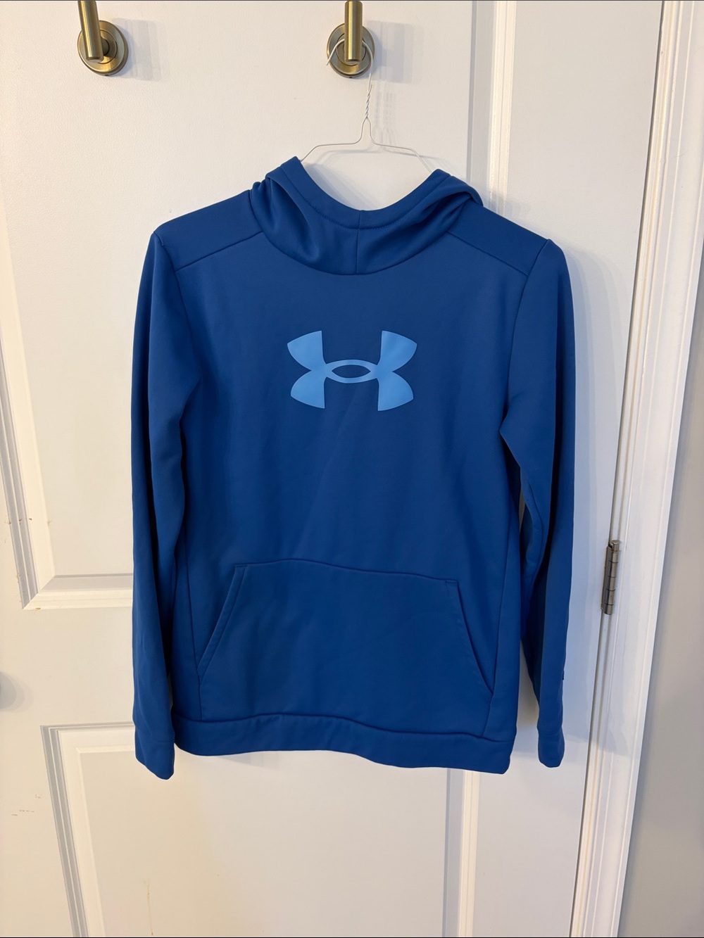 Under Armour Boys' Royal Blue Hooded Performance Pullover